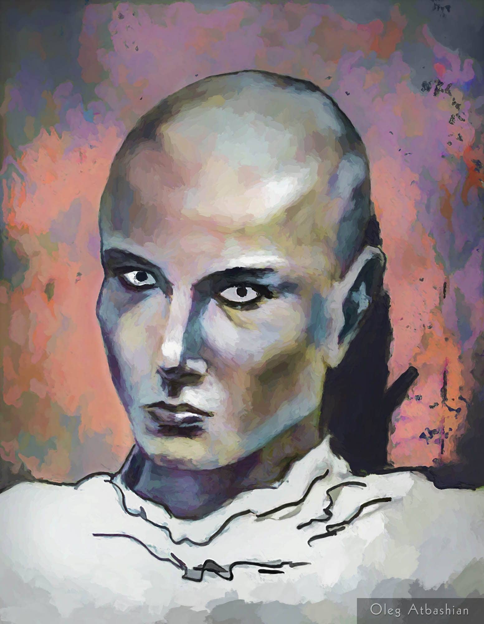 Girl with Shaved Head